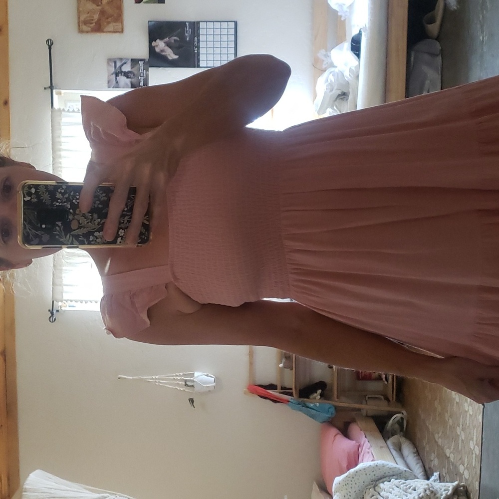 Smocked Tiered Maxi Dress